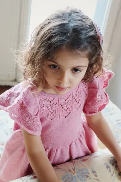 Store Konges Sløjd cabby kjole - POWDER PINK powderpink