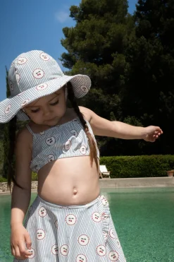 Fashion Konges Sløjd cale badehat - CHERRY STRIPE cherrystripe