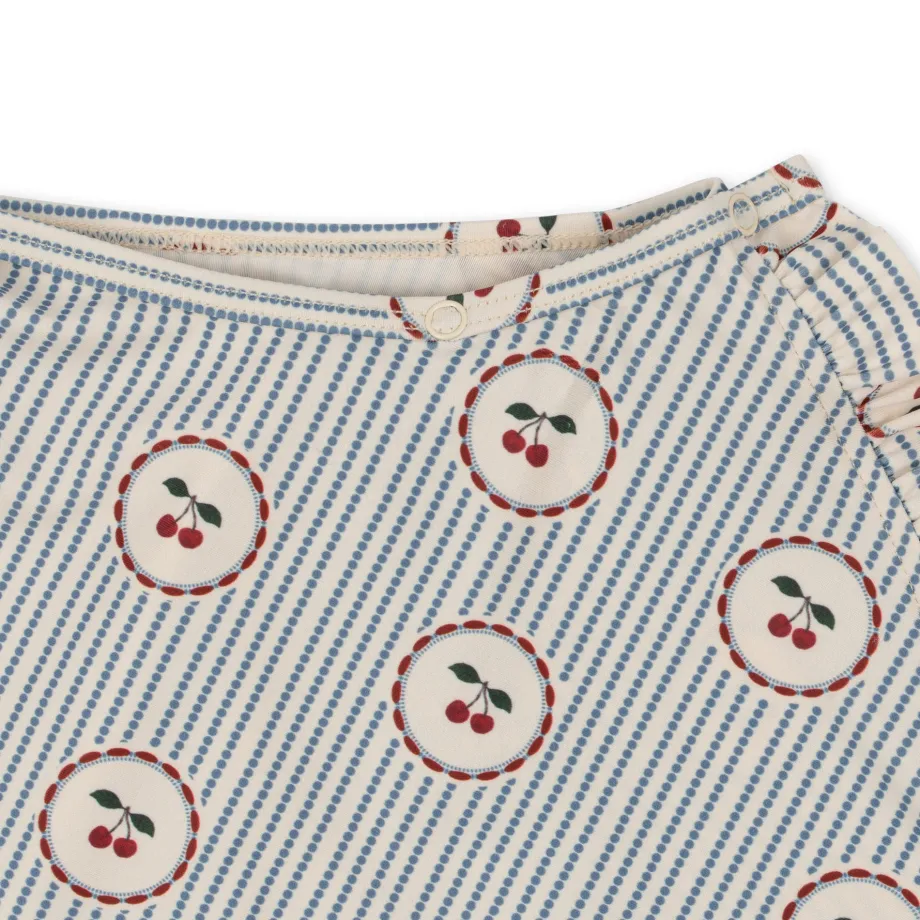 New Konges Sløjd cale nederdel - CHERRY STRIPE cherrystripe