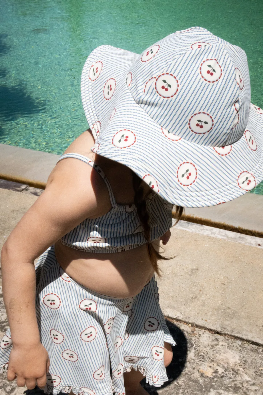 New Konges Sløjd cale nederdel - CHERRY STRIPE cherrystripe