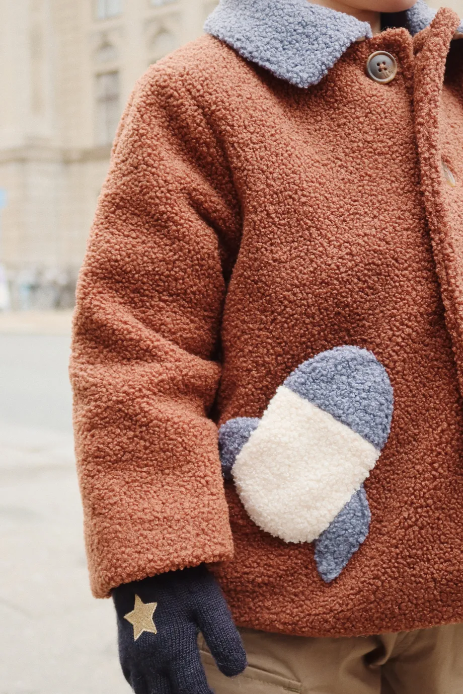 Shop Konges Sløjd Calin Frakke - cappuccino