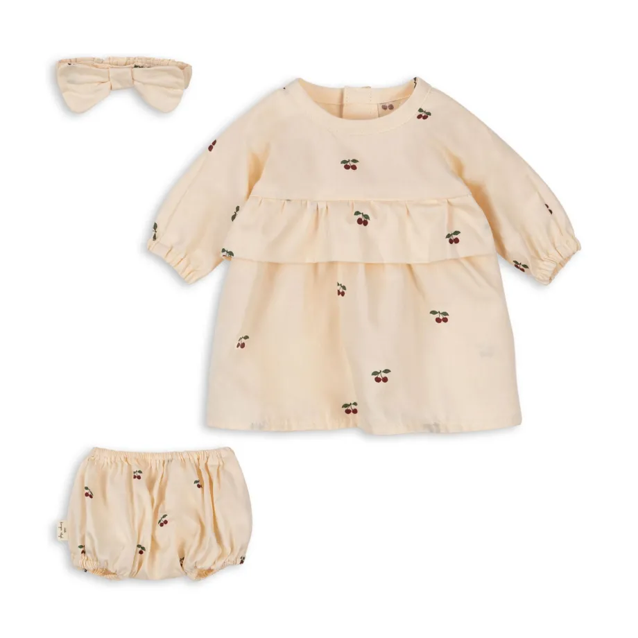 Store Konges Sløjd dukketøjsæt - cherry