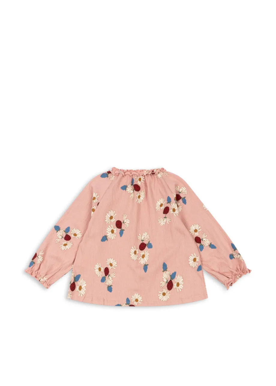 Discount Konges Sløjd CHLEO BLUSE - LADYBUG DAISY BLUSH ladybugdaisyblush