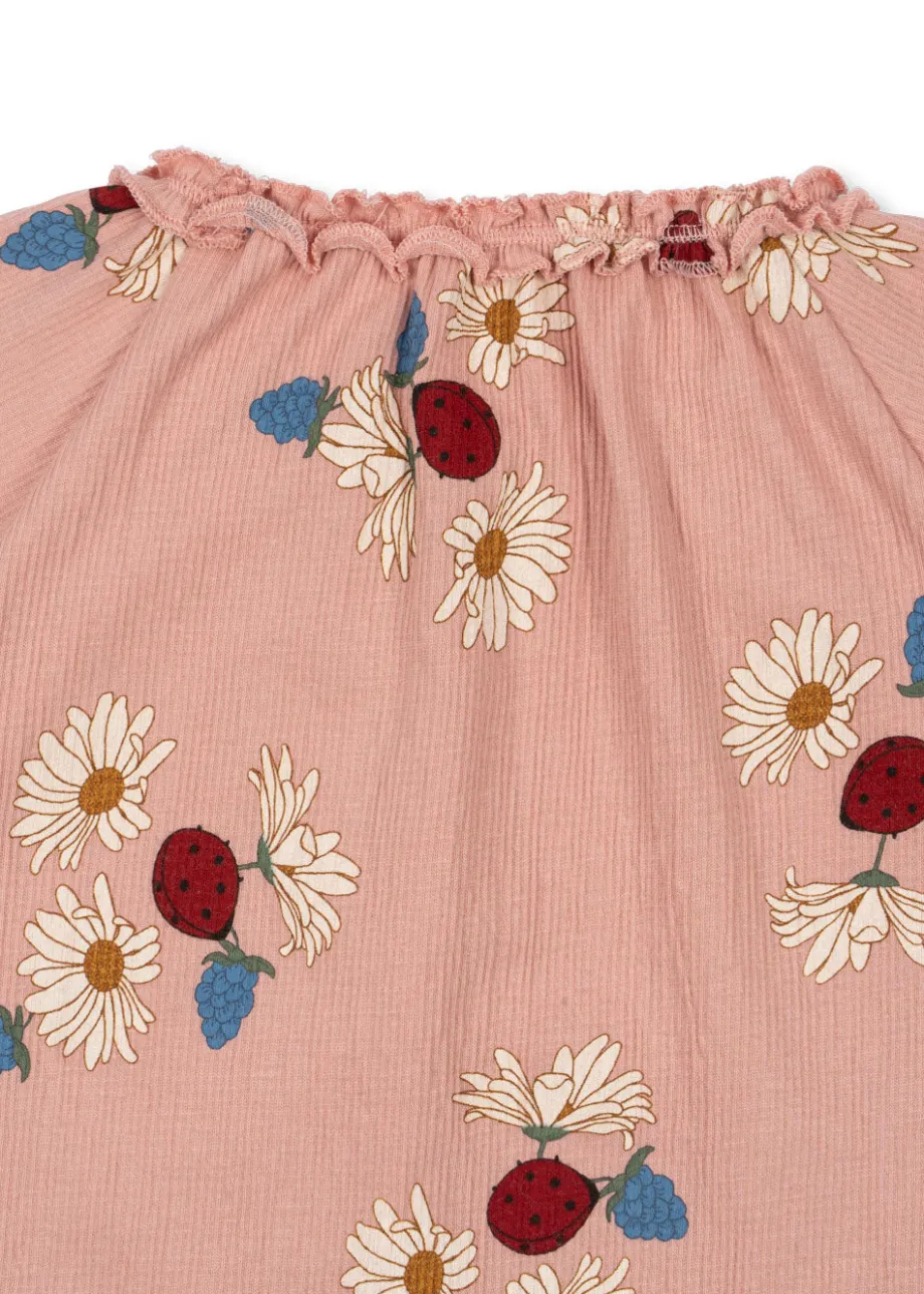 Discount Konges Sløjd CHLEO BLUSE - LADYBUG DAISY BLUSH ladybugdaisyblush