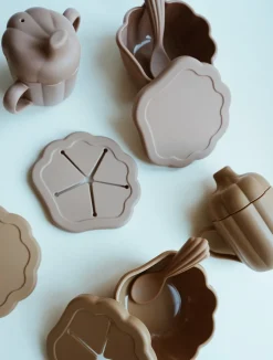 Online Konges Sløjd clam spisesæt - bark