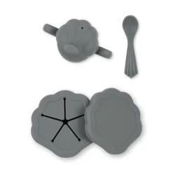 Clearance Konges Sløjd clam spisesæt - LIGHT BLUE lightblue