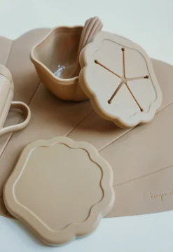 Sale Konges Sløjd clam spisesæt - TERRA COTTA terracotta