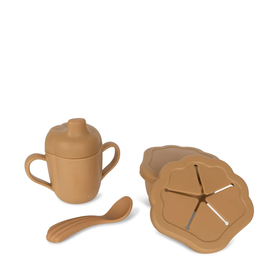 Sale Konges Sløjd clam spisesæt - TERRA COTTA terracotta