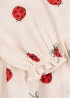 Outlet Konges Sløjd Coco ladybug bluse - ladybug bow ladybugbow