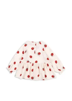 Outlet Konges Sløjd Coco ladybug bluse - ladybug bow ladybugbow