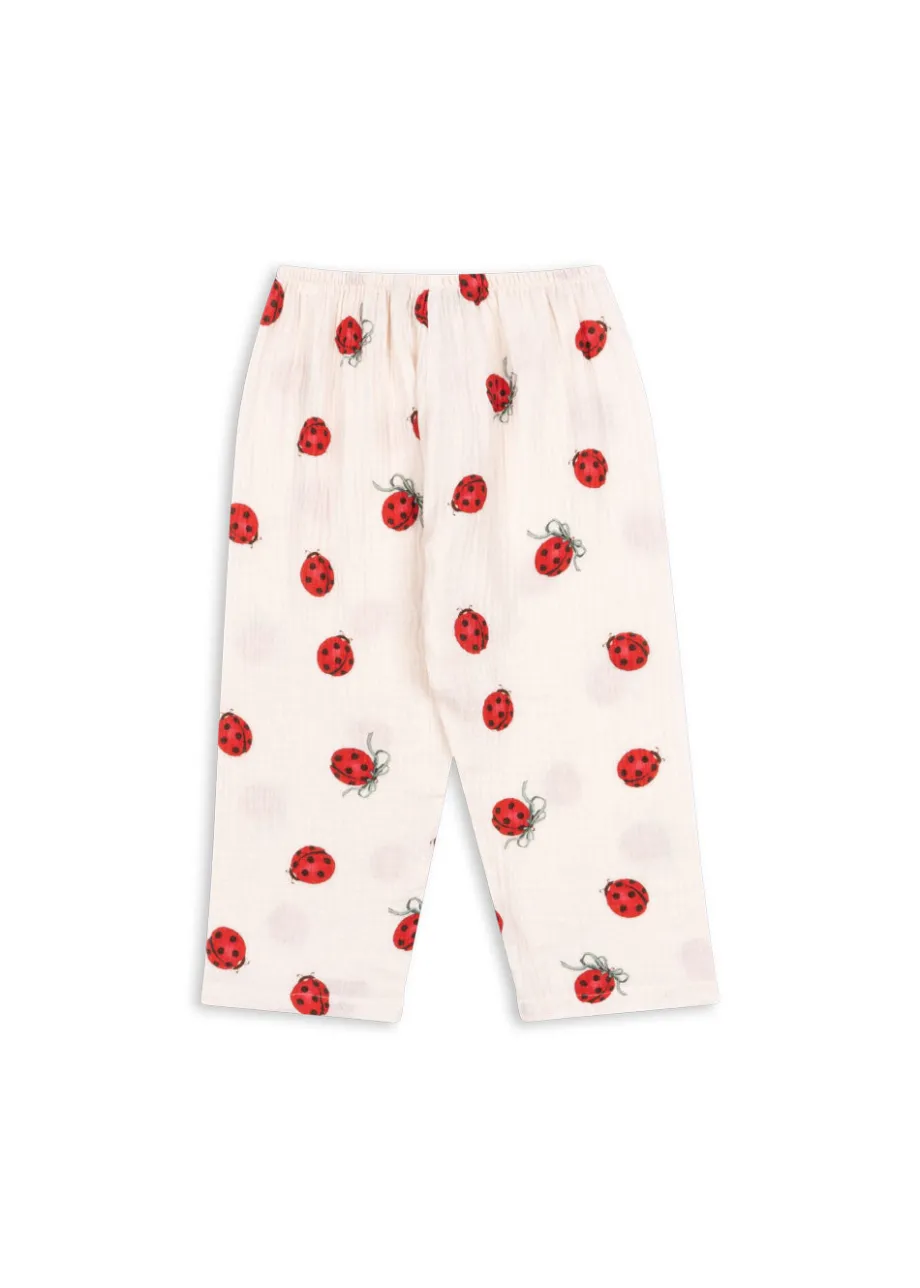 Hot Konges Sløjd Coco ladybug bukser - ladybug bow ladybugbow
