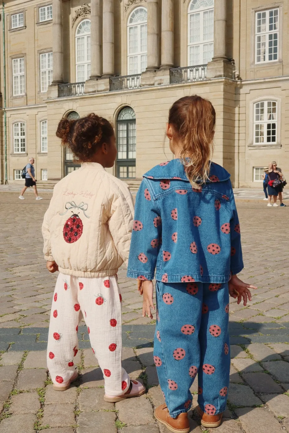 Hot Konges Sløjd Coco ladybug bukser - ladybug bow ladybugbow