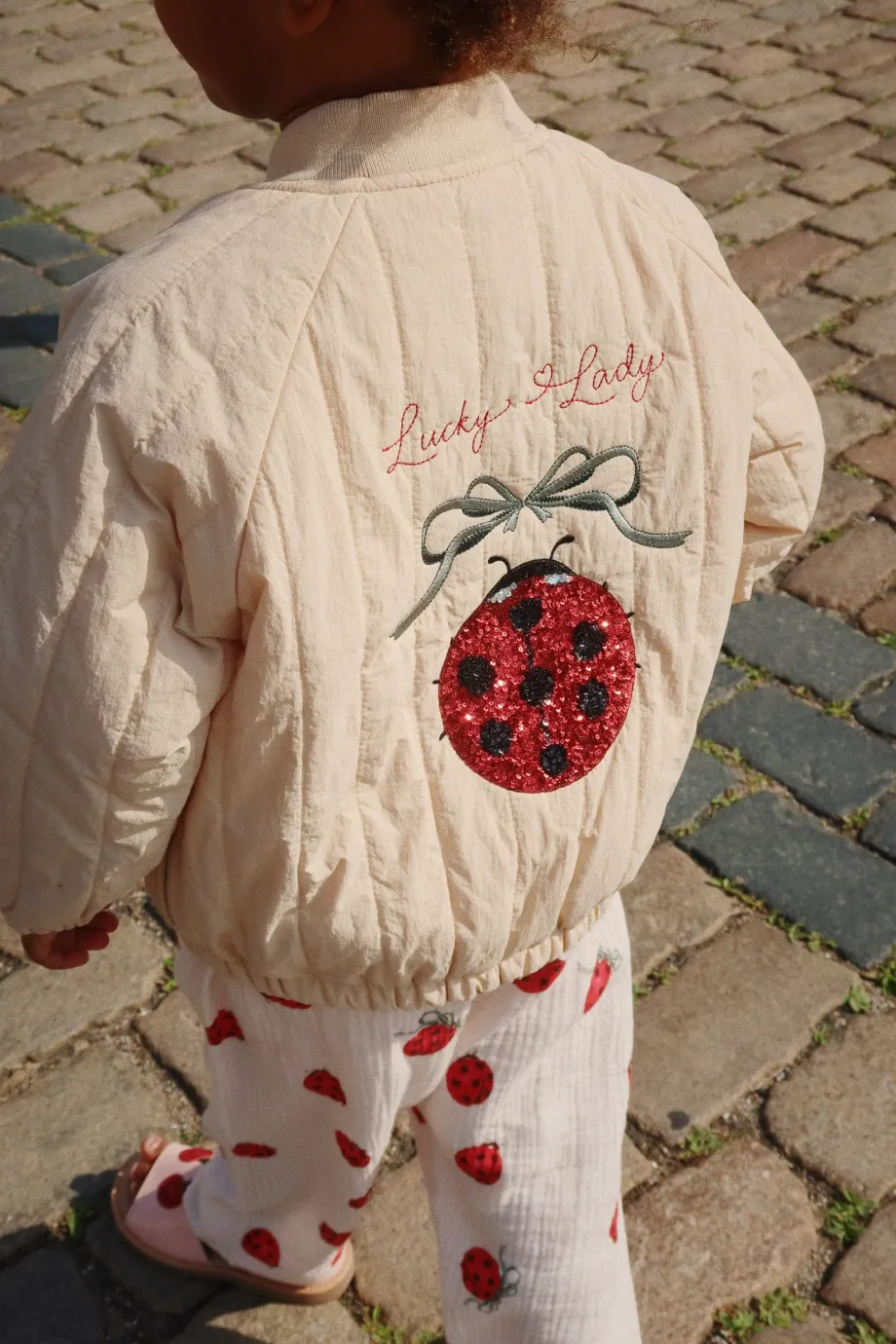 Hot Konges Sløjd Coco ladybug bukser - ladybug bow ladybugbow