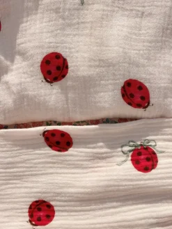 Hot Konges Sløjd Coco ladybug bukser - ladybug bow ladybugbow