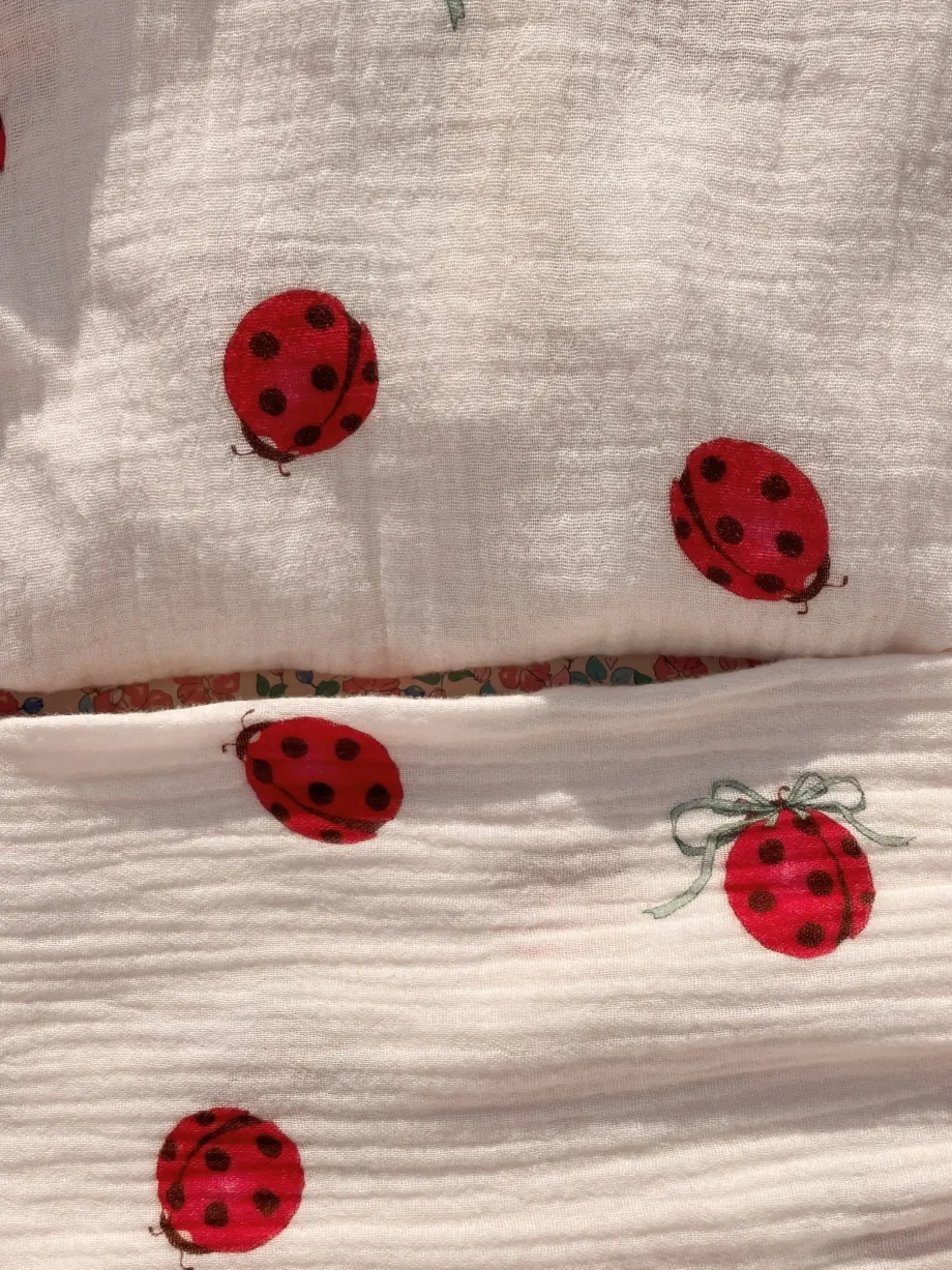 Hot Konges Sløjd Coco ladybug bukser - ladybug bow ladybugbow