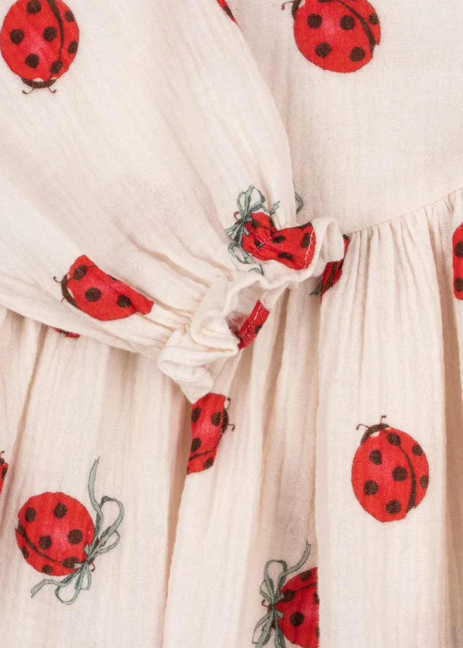 Discount Konges Sløjd Coco ladybug kjole - ladybug bow ladybugbow