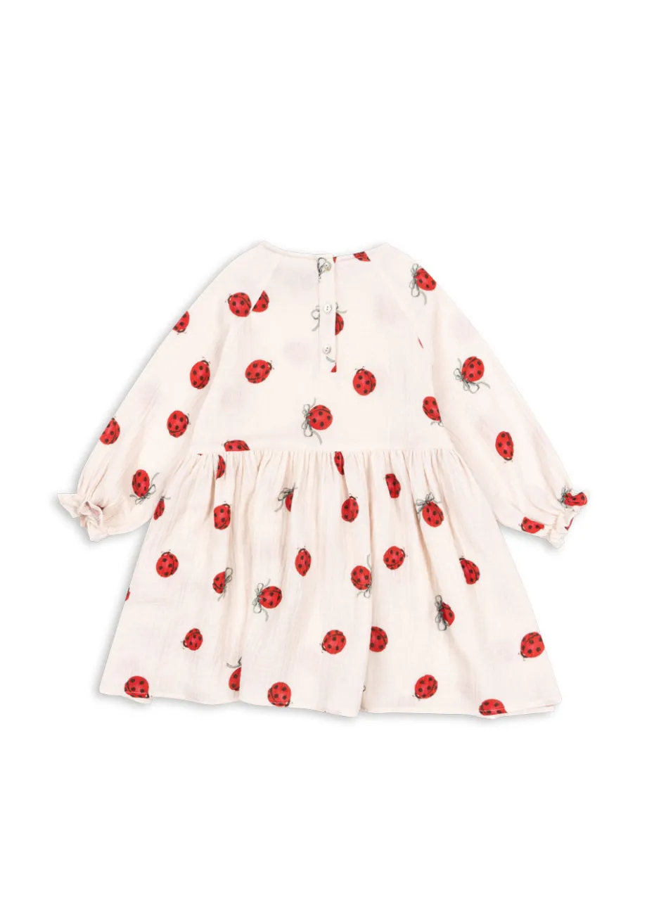 Discount Konges Sløjd Coco ladybug kjole - ladybug bow ladybugbow