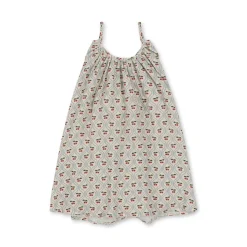 New Konges Sløjd coco stropkjole - CHERRY MOTIF cherrymotif