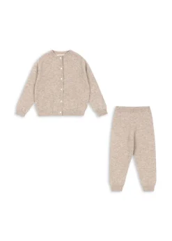 Fashion Konges Sløjd dio cashmere sæt - CAMEL MELANGE camelmelange