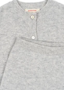 Best Sale Konges Sløjd dio cashmere sæt - LIGHT GREY MELANGE lightgreymelange