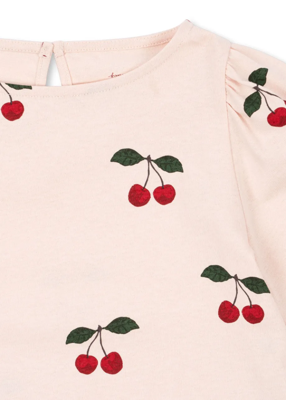 Store Konges Sløjd Drey bluse - MA GRANDE CERISE PEONY magrandecerisepeony