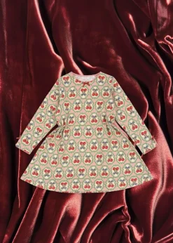 Flash Sale Konges Sløjd Drey kjole - cherry bow cherrybow