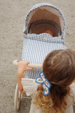 Best Konges Sløjd dukkebarnevogn - CAPTAINS BLUE CHECK captainsbluecheck