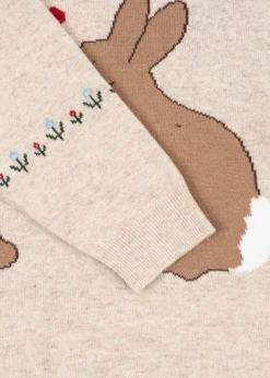 Discount Konges Sløjd ELI KJOLE - OFF WHITE MELANGE offwhitemelange