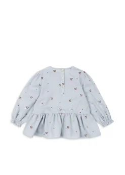 Sale Konges Sløjd evia bluse - CHERRY BLUE COEUR cherrybluecoeur