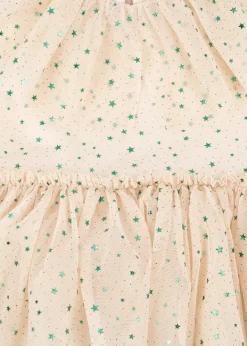 Hot Konges Sløjd FAIRY KJOLE - FAIRY ETOILE GREEN fairyetoilegreen