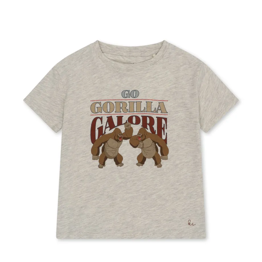 Hot Konges Sløjd famo tee - OFF WHITE MELANGE offwhitemelange