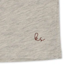 Hot Konges Sløjd famo tee - OFF WHITE MELANGE offwhitemelange