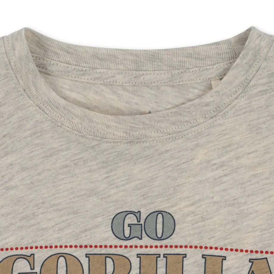 Hot Konges Sløjd famo tee - OFF WHITE MELANGE offwhitemelange