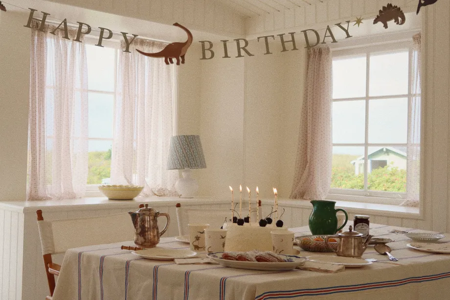 Hot Konges Sløjd fødselsdagspynt - dino