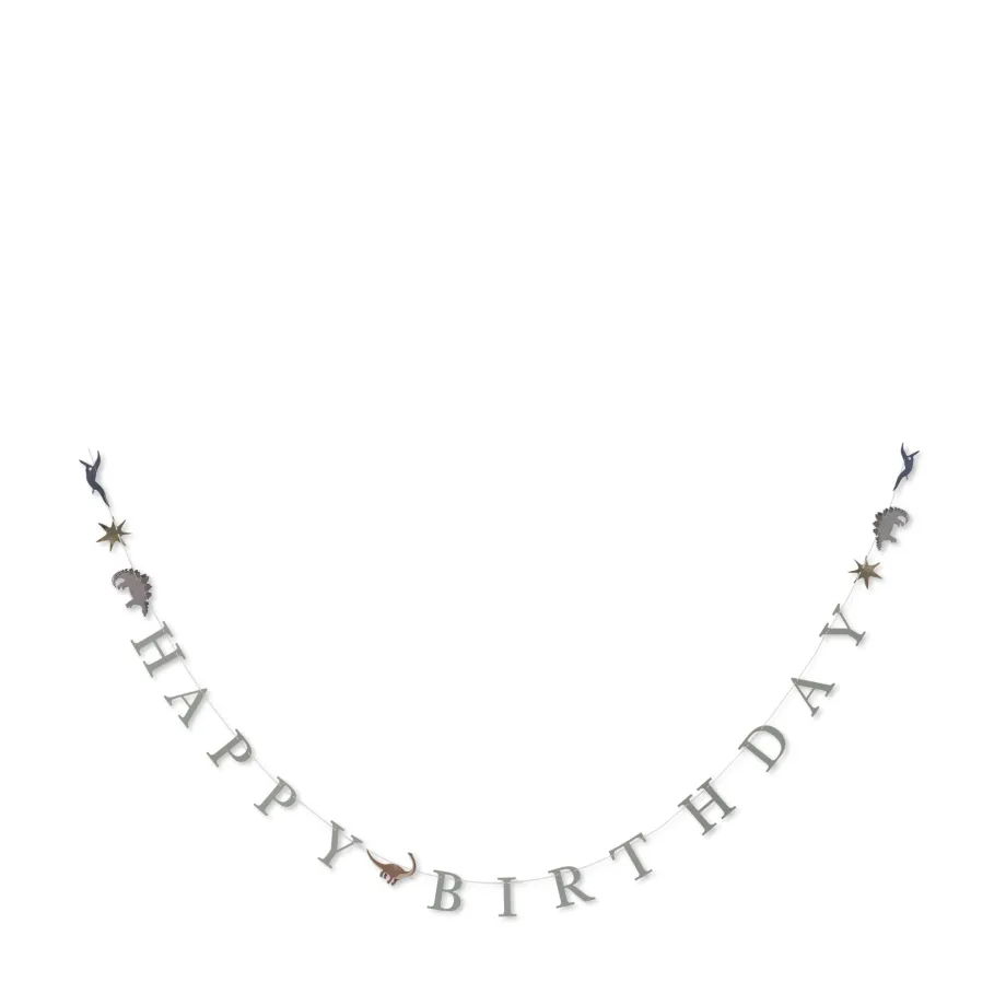 Hot Konges Sløjd fødselsdagspynt - dino