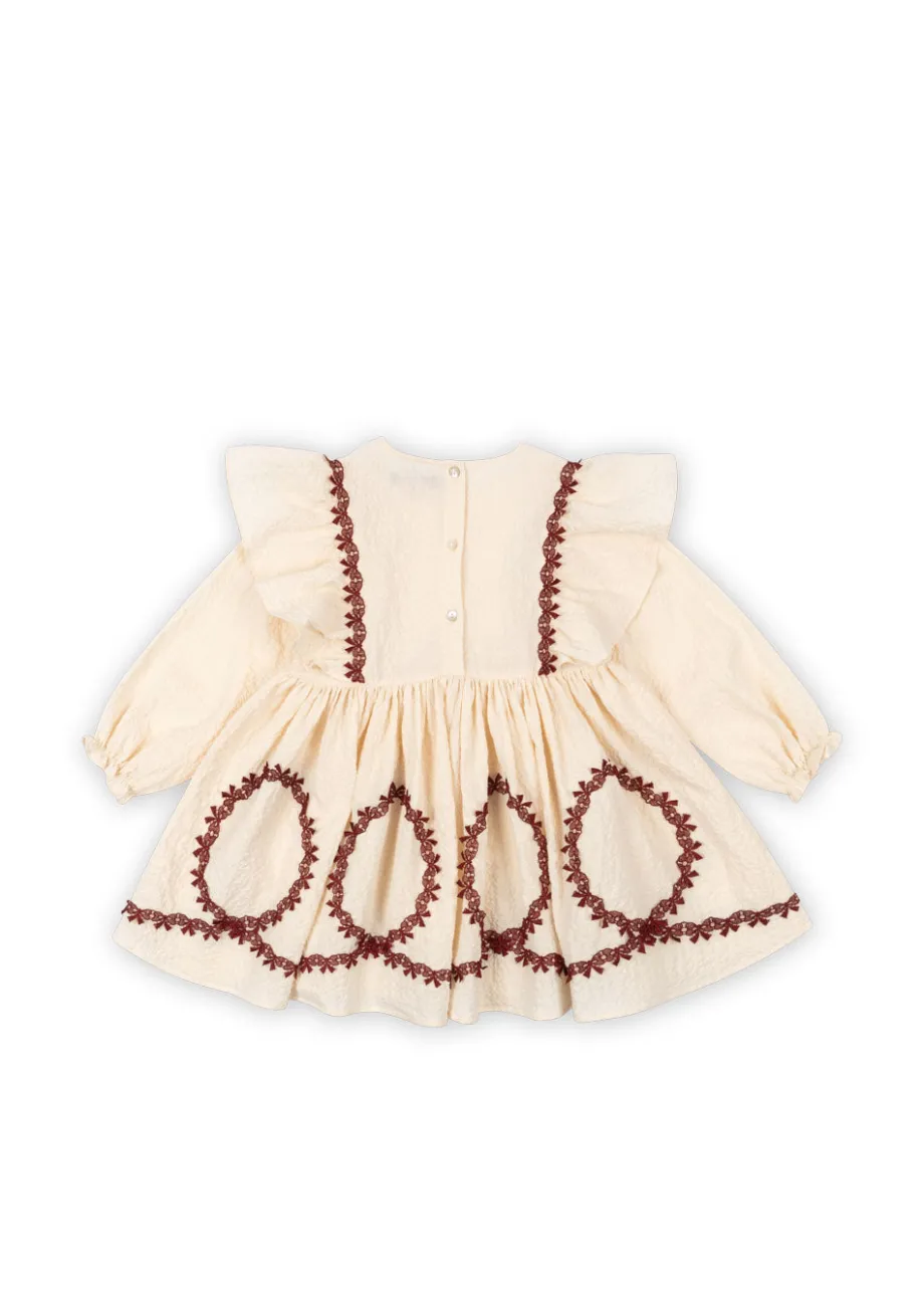 New Konges Sløjd Fee kjole - buttercream