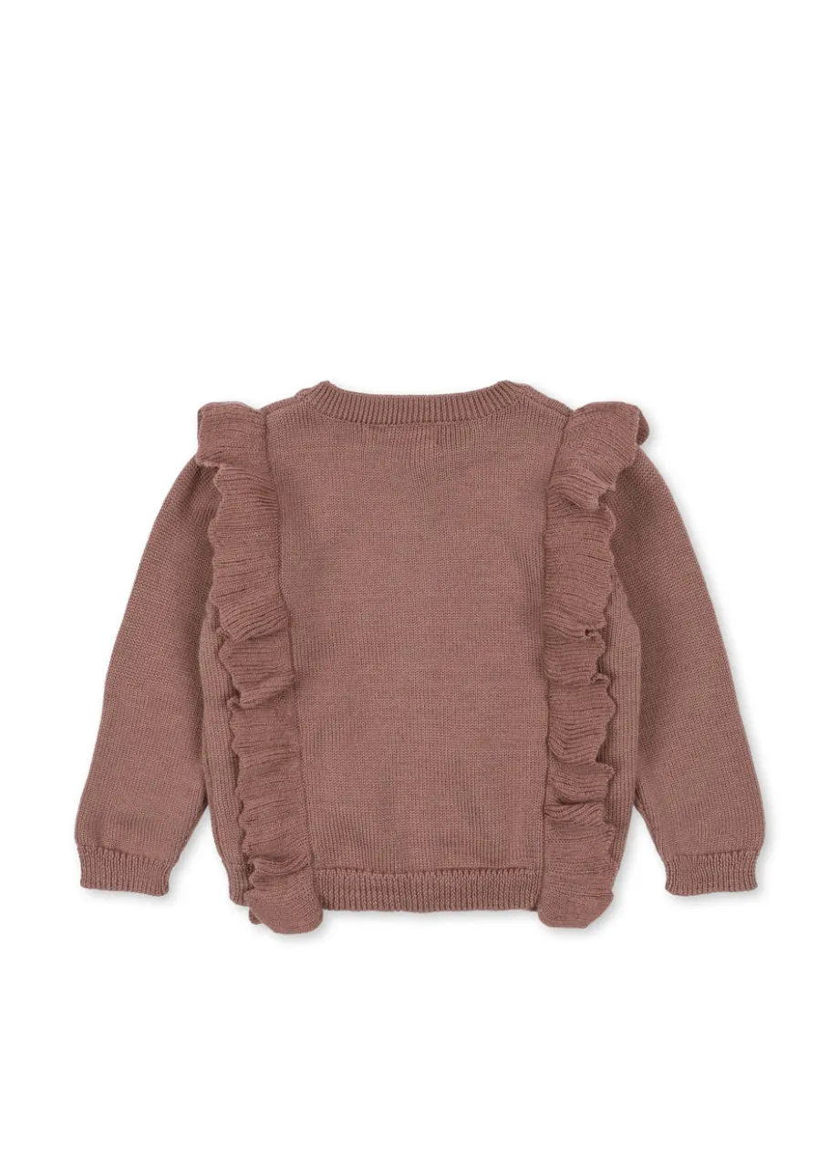 Shop Konges Sløjd FIOL CARDIGAN - burlwood