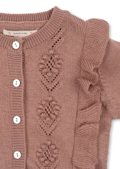 Shop Konges Sløjd FIOL CARDIGAN - burlwood