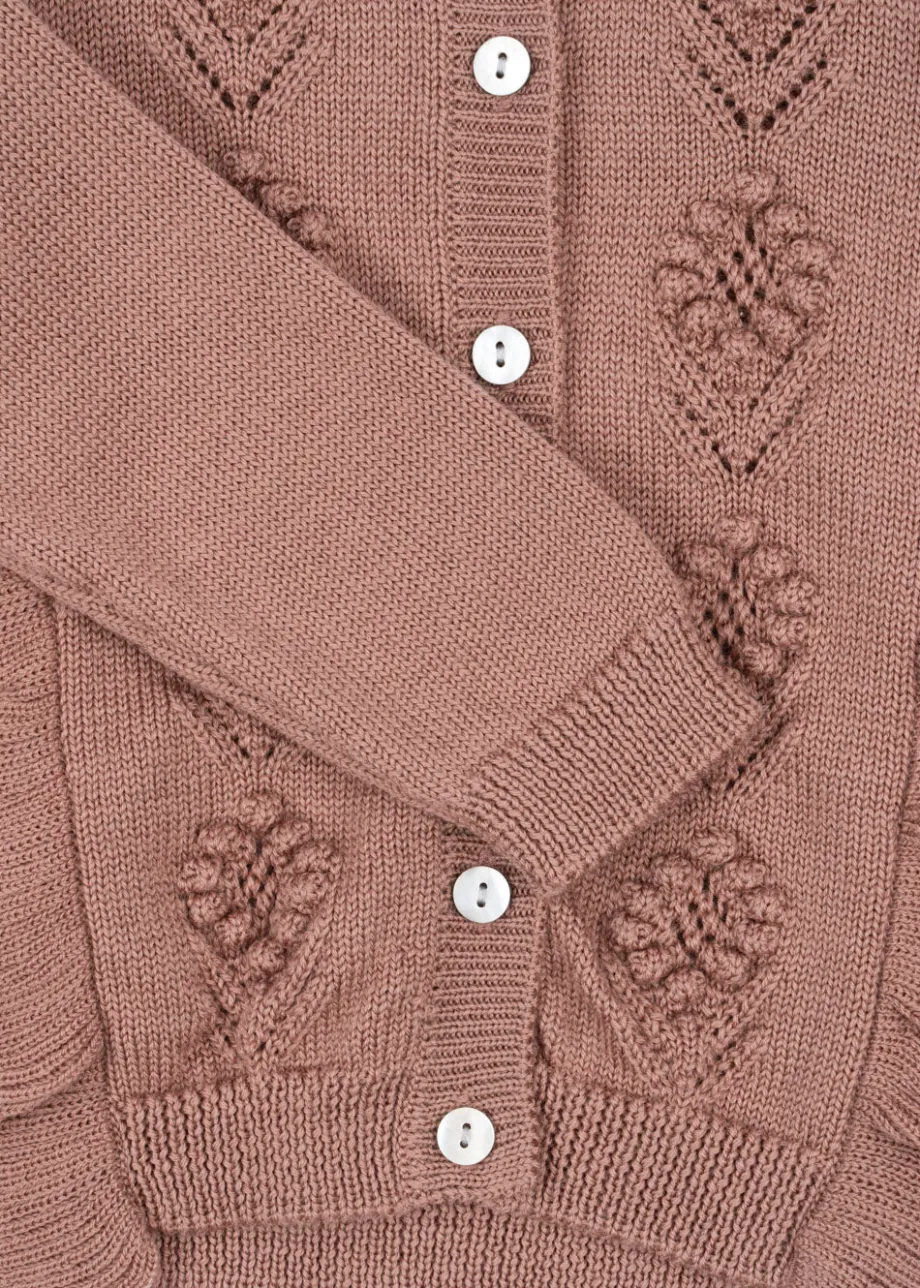 Shop Konges Sløjd FIOL CARDIGAN - burlwood