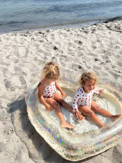 Best Sale Konges Sløjd hjerte badebassin - TRANSPARENT CREAM transparentcream