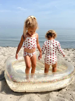 Best Sale Konges Sløjd hjerte badebassin - TRANSPARENT CREAM transparentcream