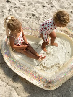 Best Sale Konges Sløjd hjerte badebassin - TRANSPARENT CREAM transparentcream