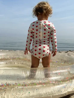 Best Sale Konges Sløjd hjerte badebassin - TRANSPARENT CREAM transparentcream