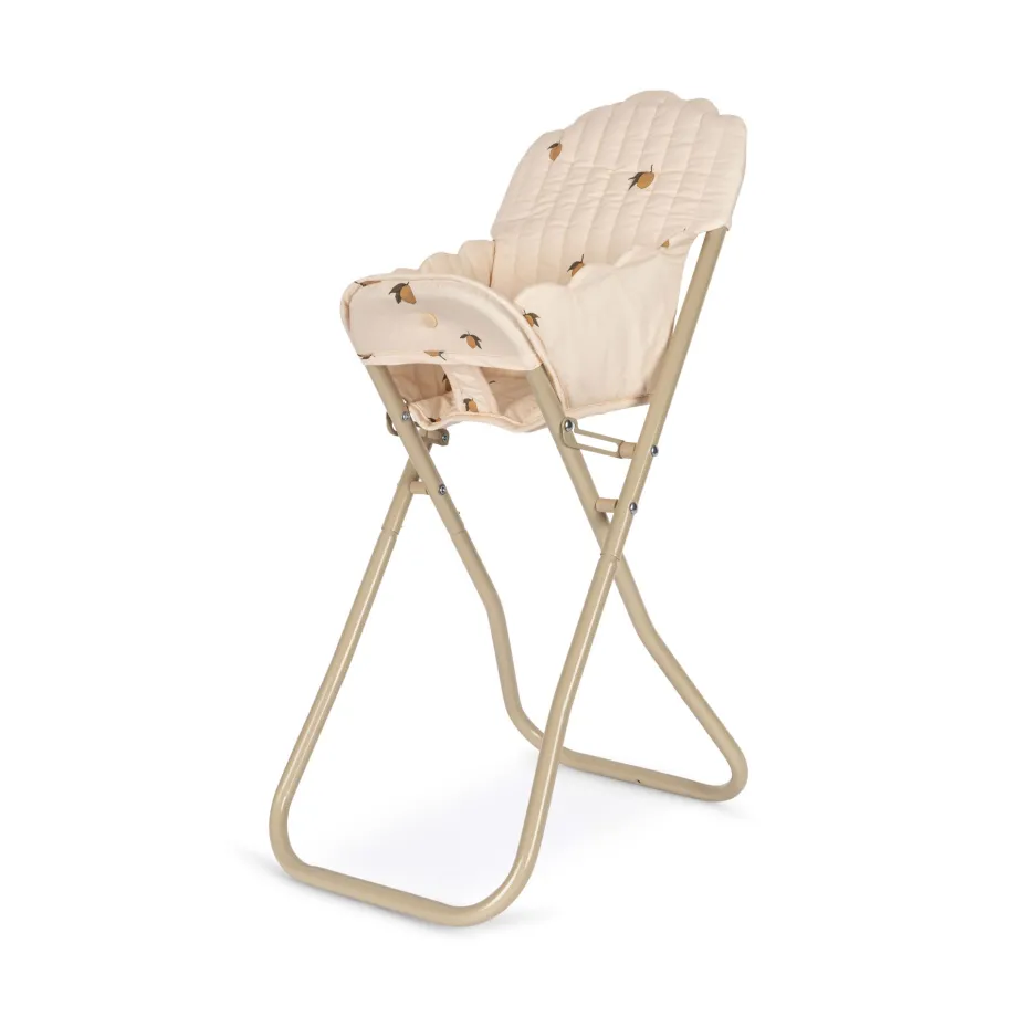 Fashion Konges Sløjd højstol til dukke - lemon