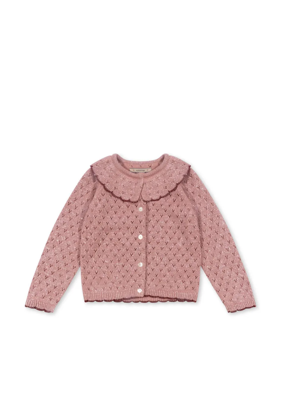 Discount Konges Sløjd Holiday cardigan - mellow rose mellowrose