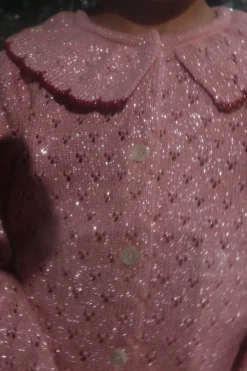 Discount Konges Sløjd Holiday cardigan - mellow rose mellowrose