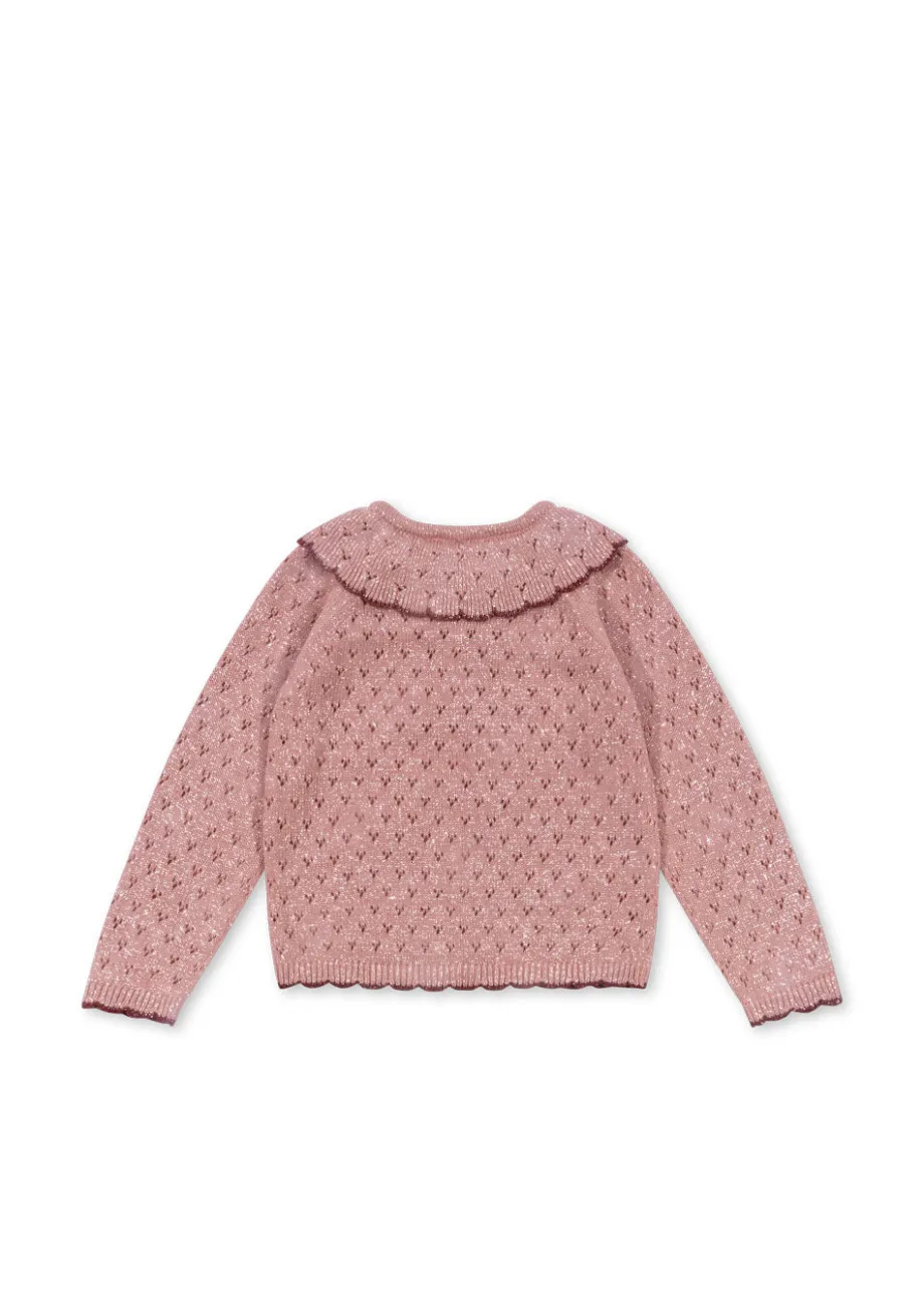 Discount Konges Sløjd Holiday cardigan - mellow rose mellowrose