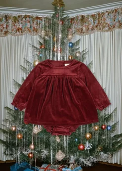 Cheap Konges Sløjd Jingle twinkle romper - red dahlia reddahlia