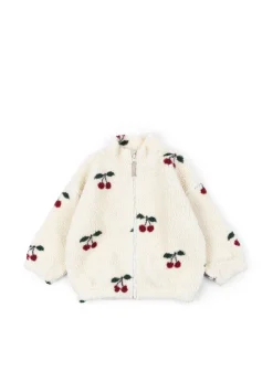 Cheap Konges Sløjd Jody Teddyjakke - cherry