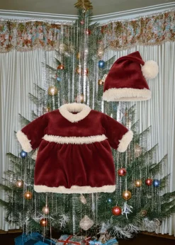 Discount Konges Sløjd Julekjole til dukke - jolly red jollyred